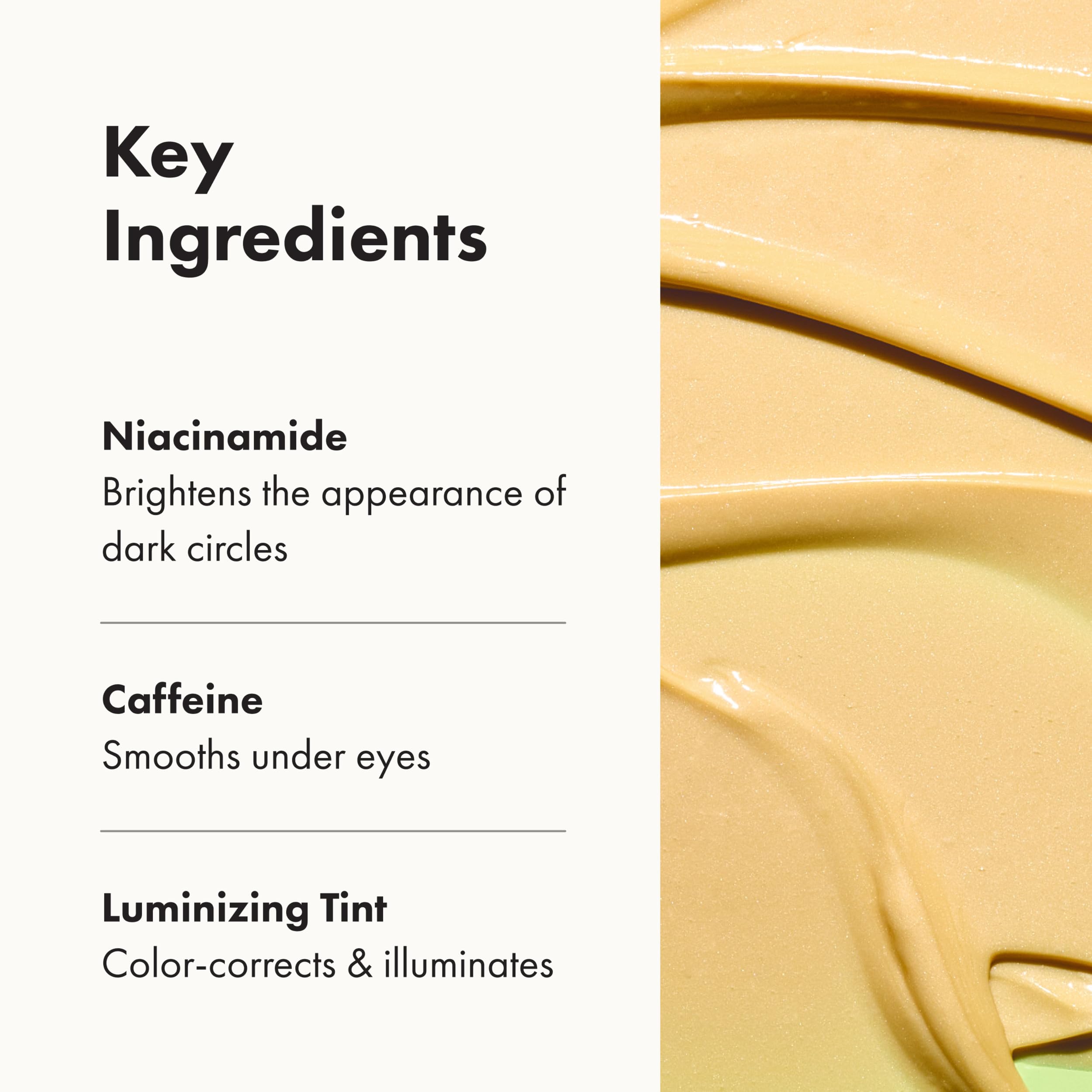 Precise application of Bright Eyes with its tip for blending