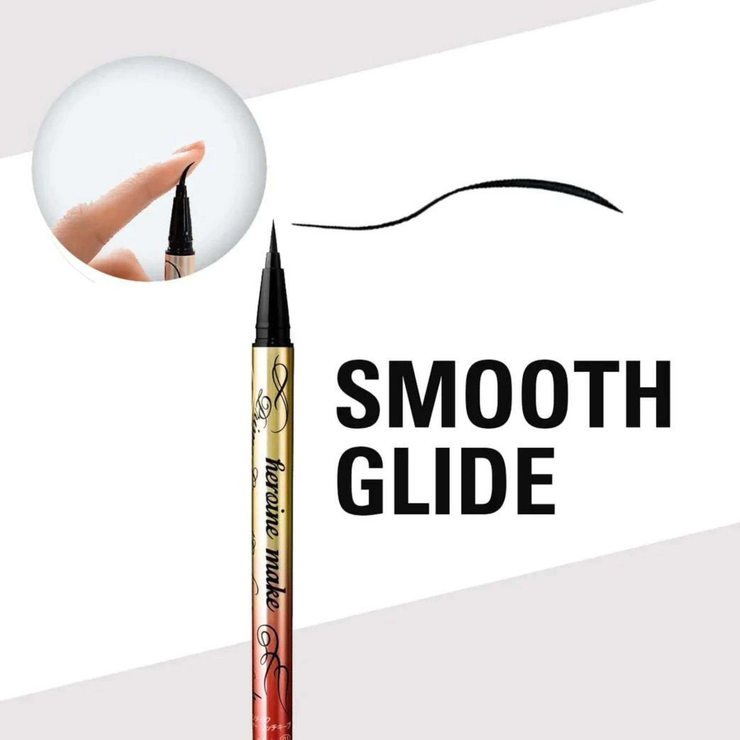 Delineador Heroine Make ofrece color intenso para un look impactante.