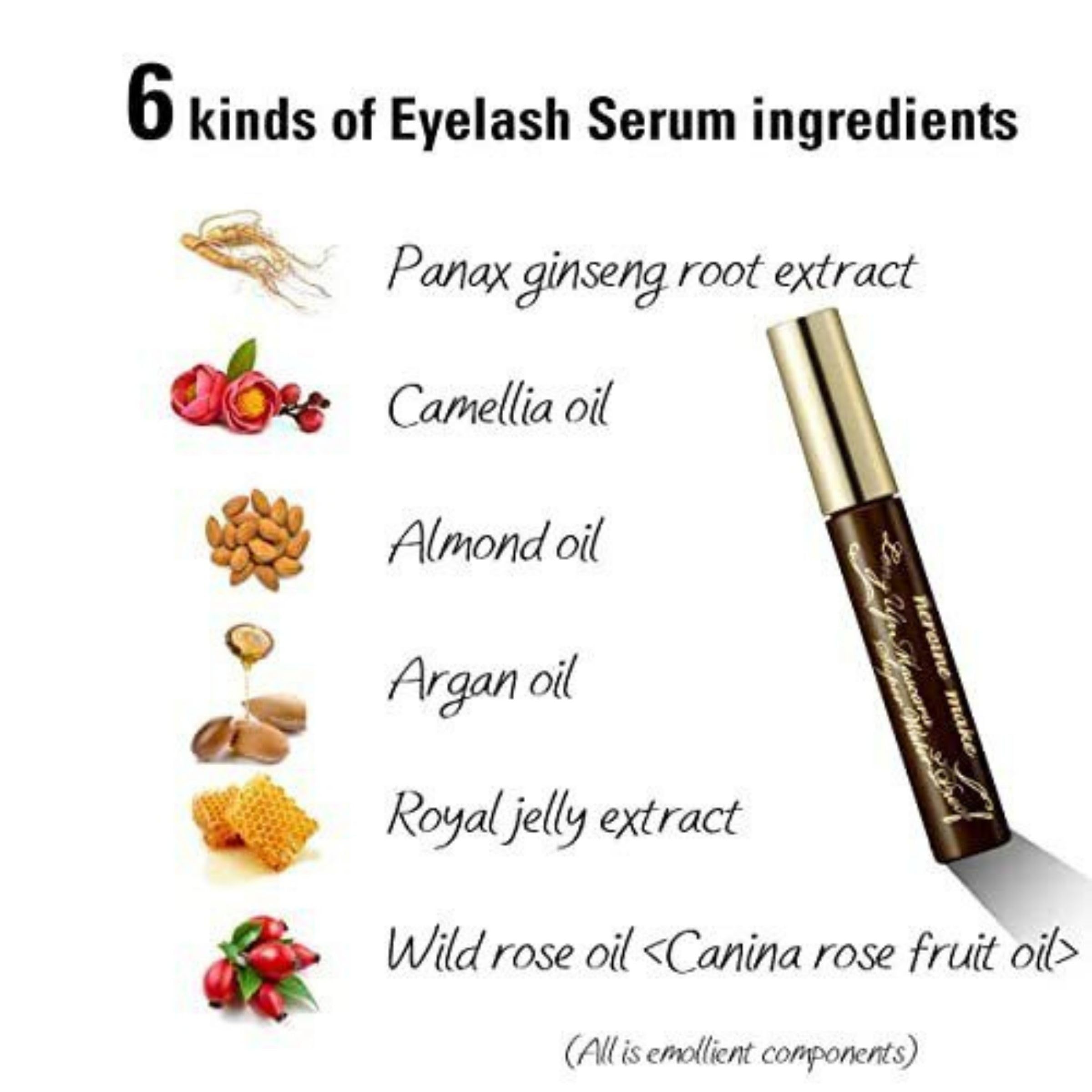 Heroine Make Mascara marrón ingredientes Camellia y Argan para cuidado