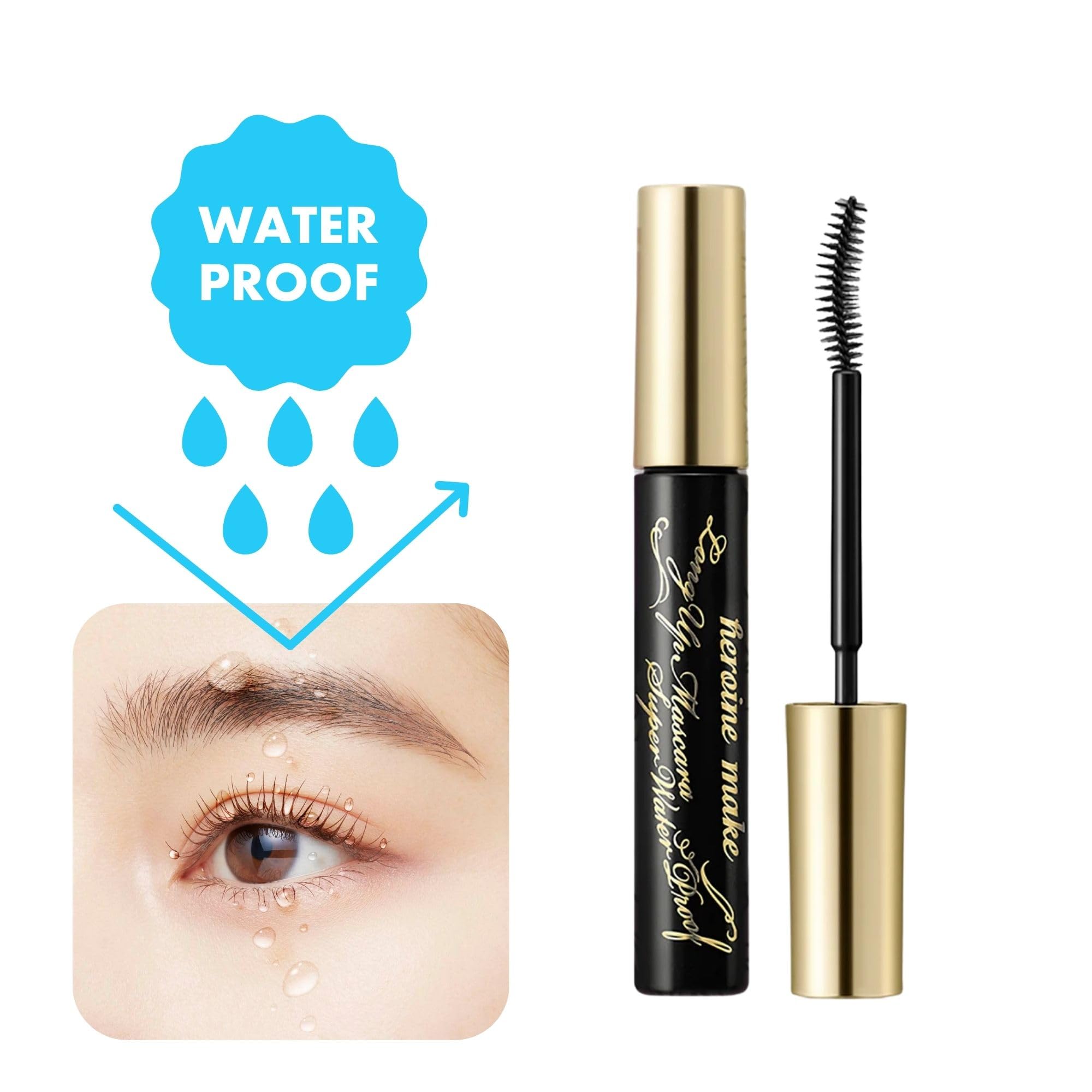 Heroine Make Mascara sin manchas para uso diario durante todo el día.