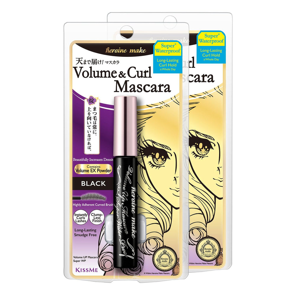 Heroine Make Mascara voluminizante a prueba de agua para pestañas densas