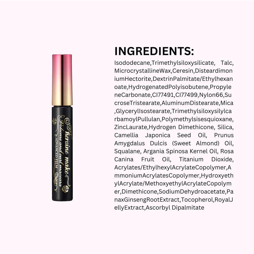 Heroine Make, resistencia al agua para uso diario y confianza.