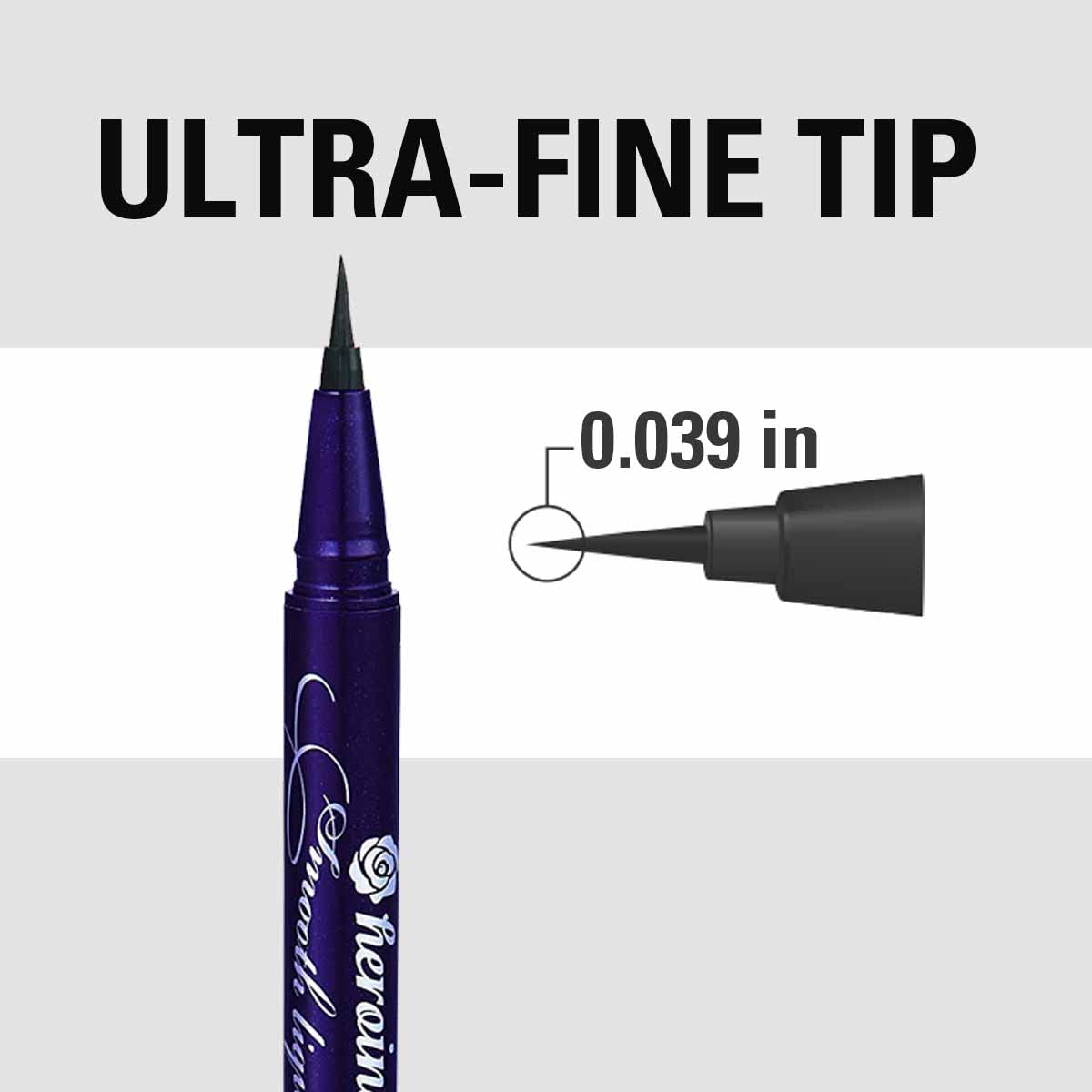 Heroine Make waterproof eyeliner resists sweat and tears for all-day wear