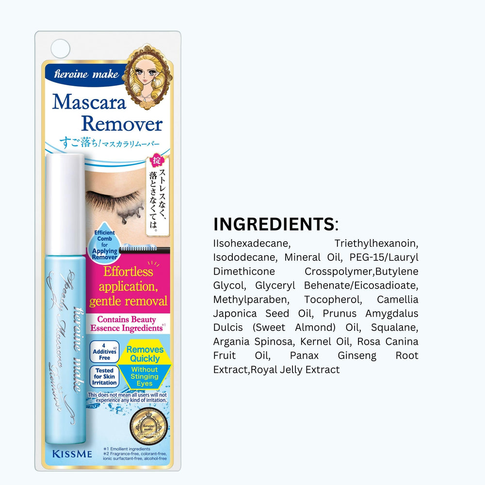 Heroine Make Speedy Mascara Remover: limpieza rápida y suave con agua tibia