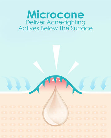 Herolabs Microdart parche, diseño adhesivo que se mantiene durante horas.