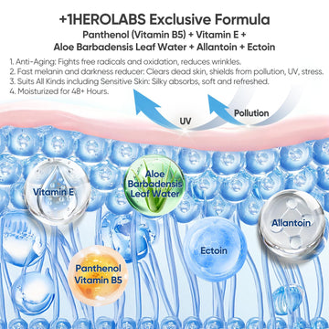 Herolabs serum hialurónico ingredientes clave: ácido hialurónico y vitaminas