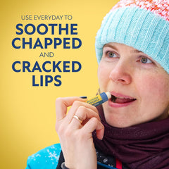 Protección diaria de Herpecin L para labios con barrera física.