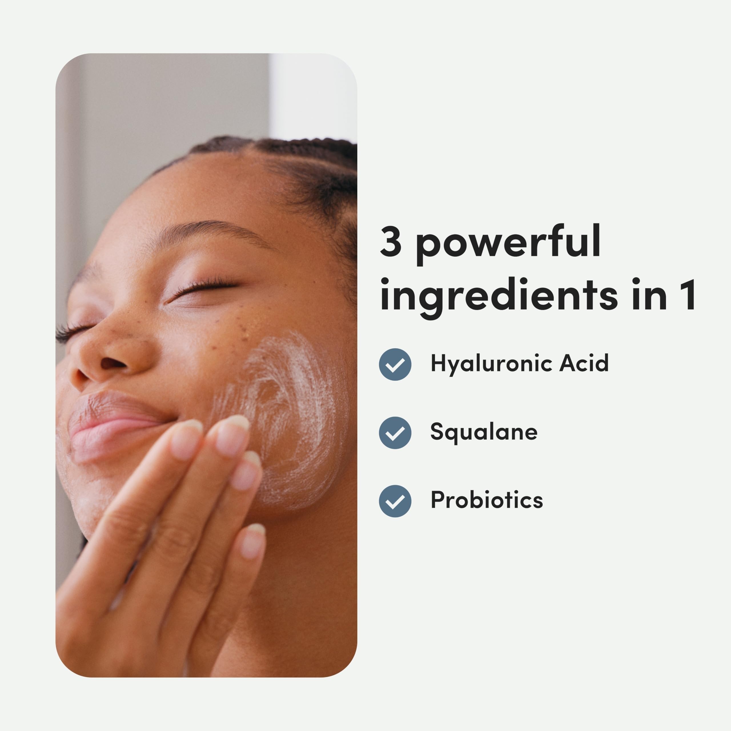 Uso de Hydrobounce bajo maquillaje para un acabado suave.