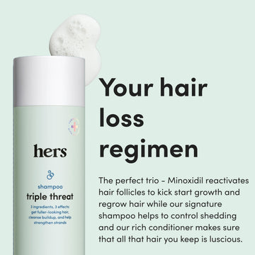 Acondicionador de HIMS & HERS, crema suave, mejora manejabilidad y hidratación.