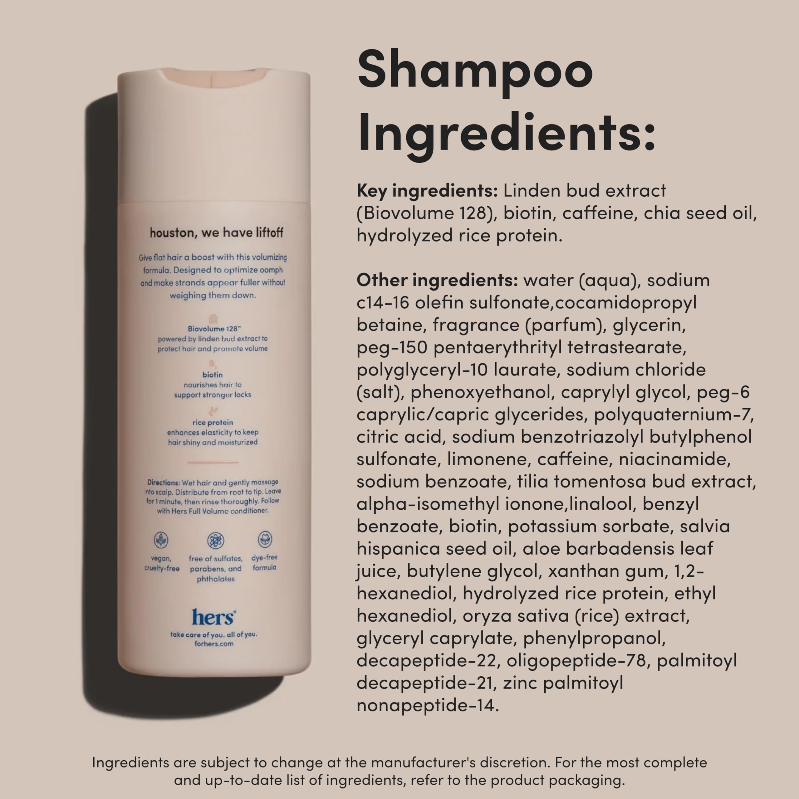 hers cheveux apres lavage volume et brillance visibles