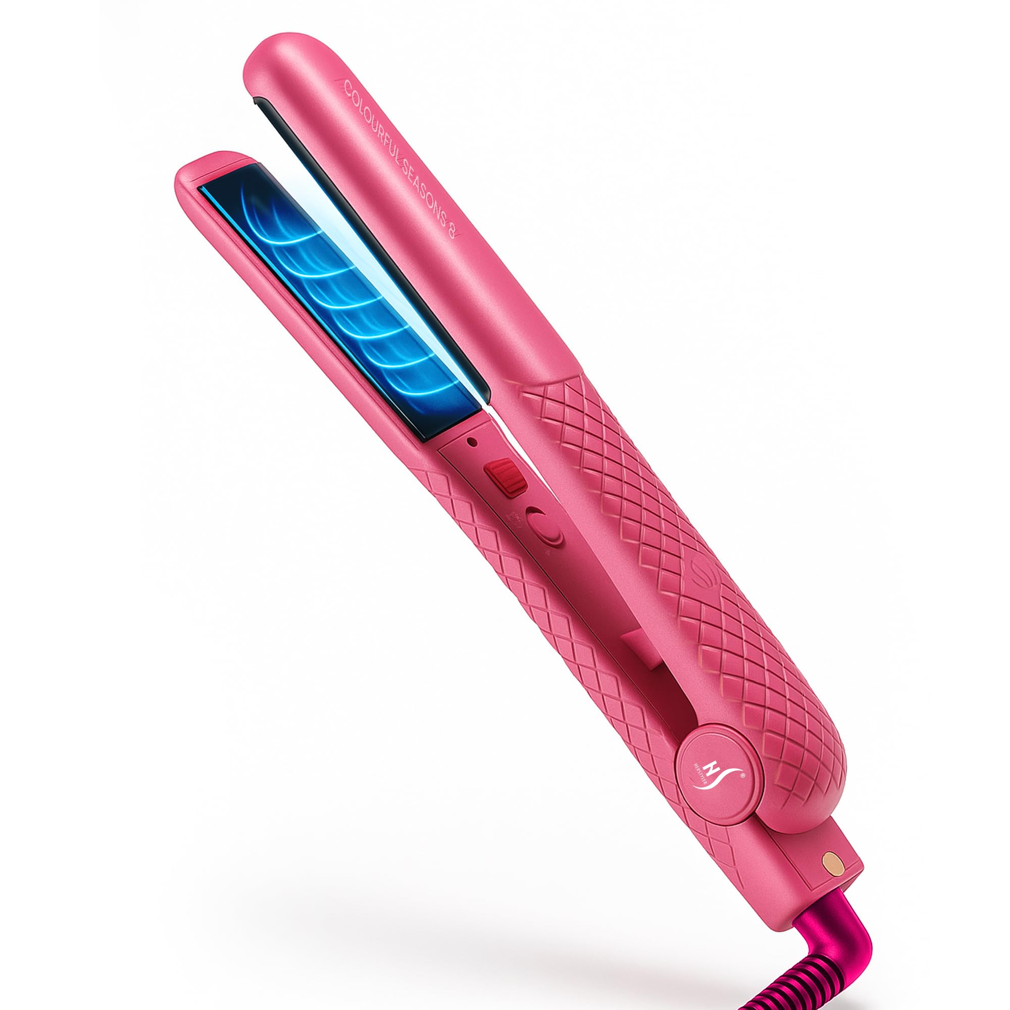 HerStyler Colorful Seasons plancha con cerámica y iones negativos para brillo suave