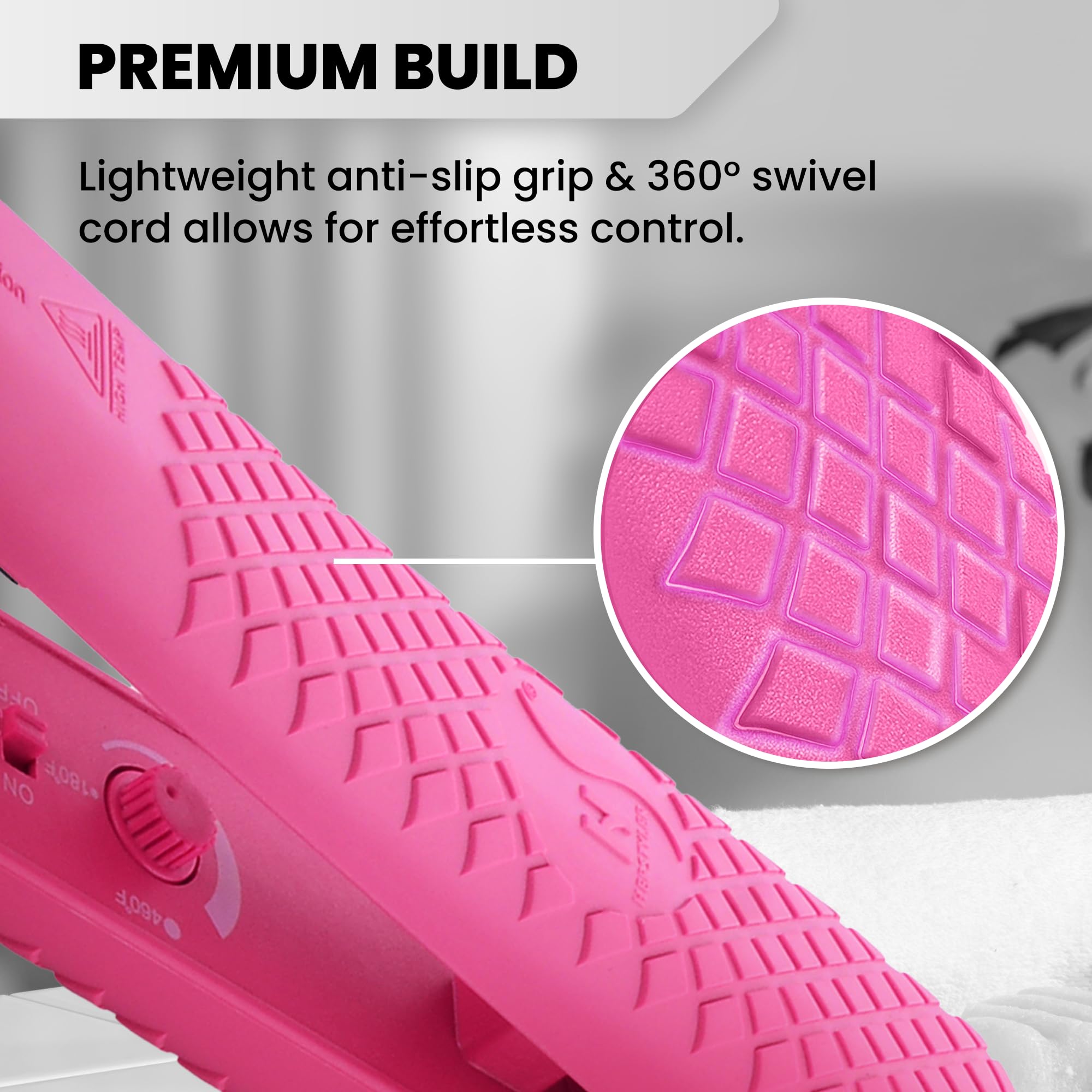 HerStyler Colorful Seasons plancha diseño compacto para viaje