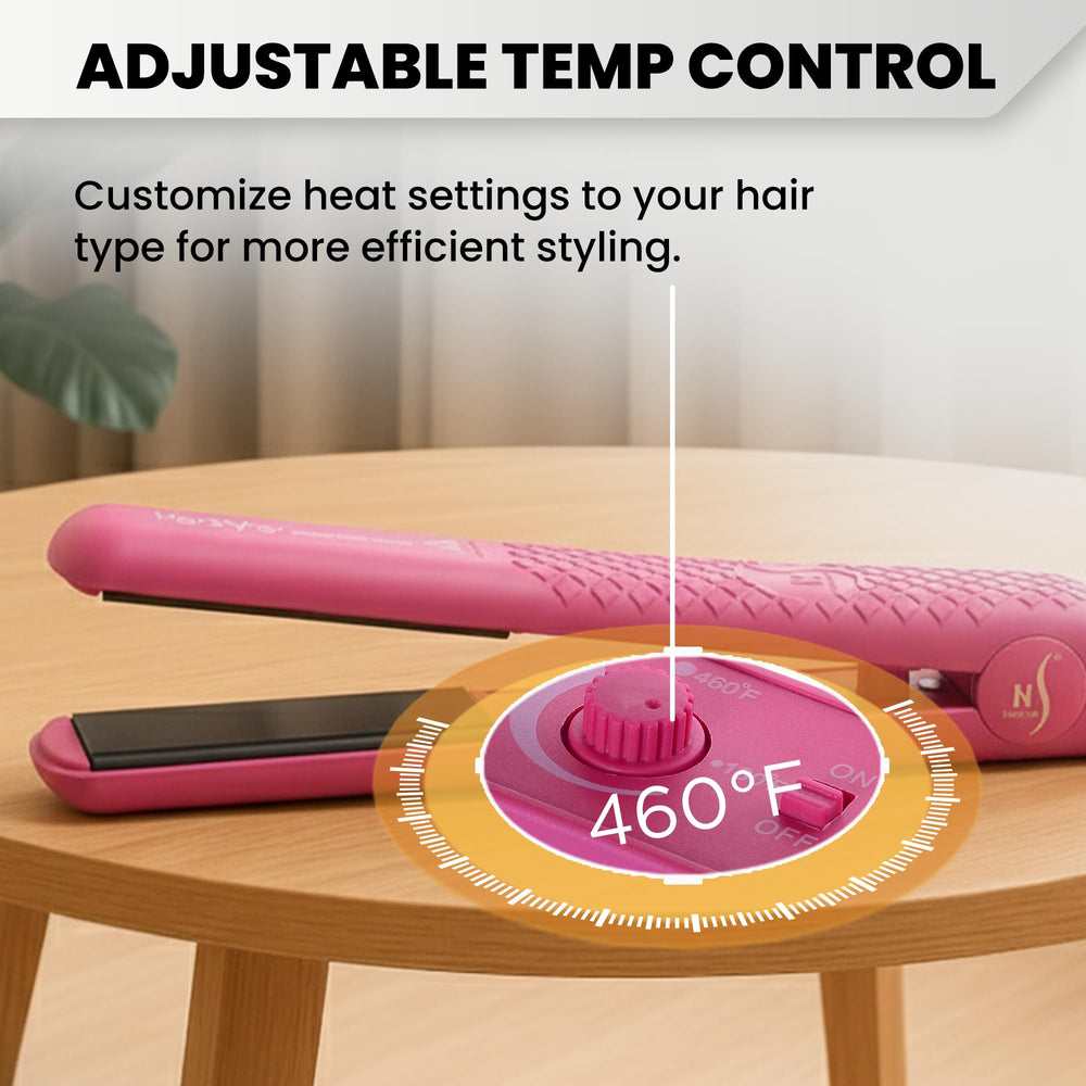 HerStyler Colorful Seasons plancha aporta efecto brillo suave al peinado