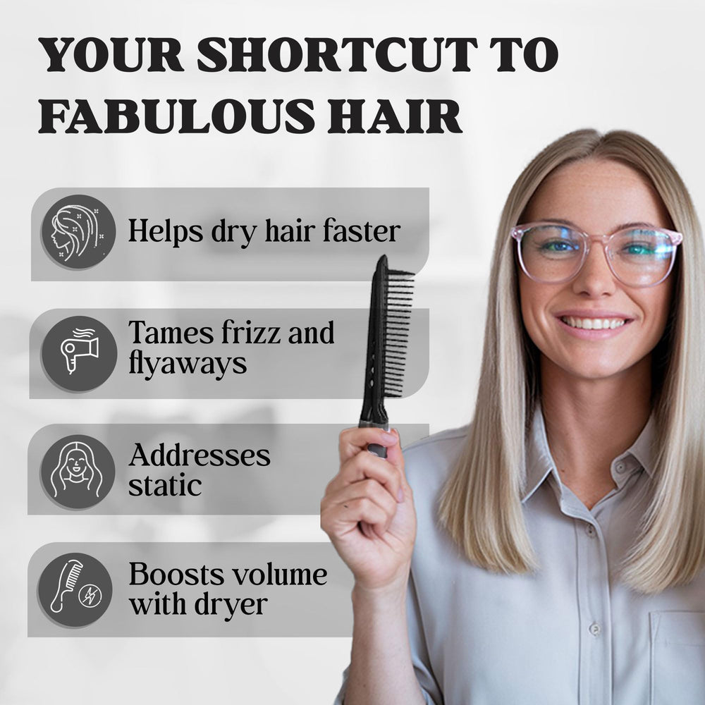 HerStyler Dientes ampliados para desenredar con facilidad