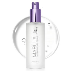HerStyler Marula Hair Serum, botella: controla el frizz y suavidad