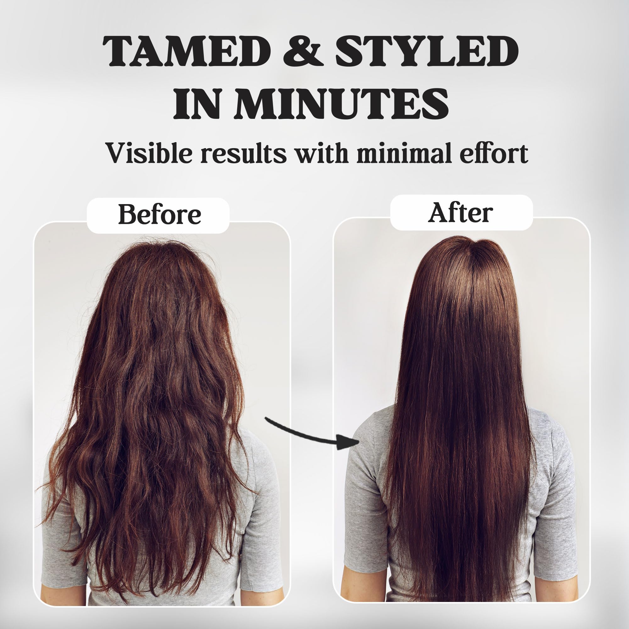 HerStyler Peine para pelo grueso, desenreda con control