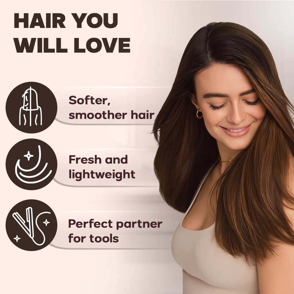 HerStyler Serum para cabello teñido mantiene color y brillo.