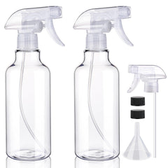 Hethyo botellas atomizador plástico 500 ml, claridad, ideal para soluciones de limpieza.