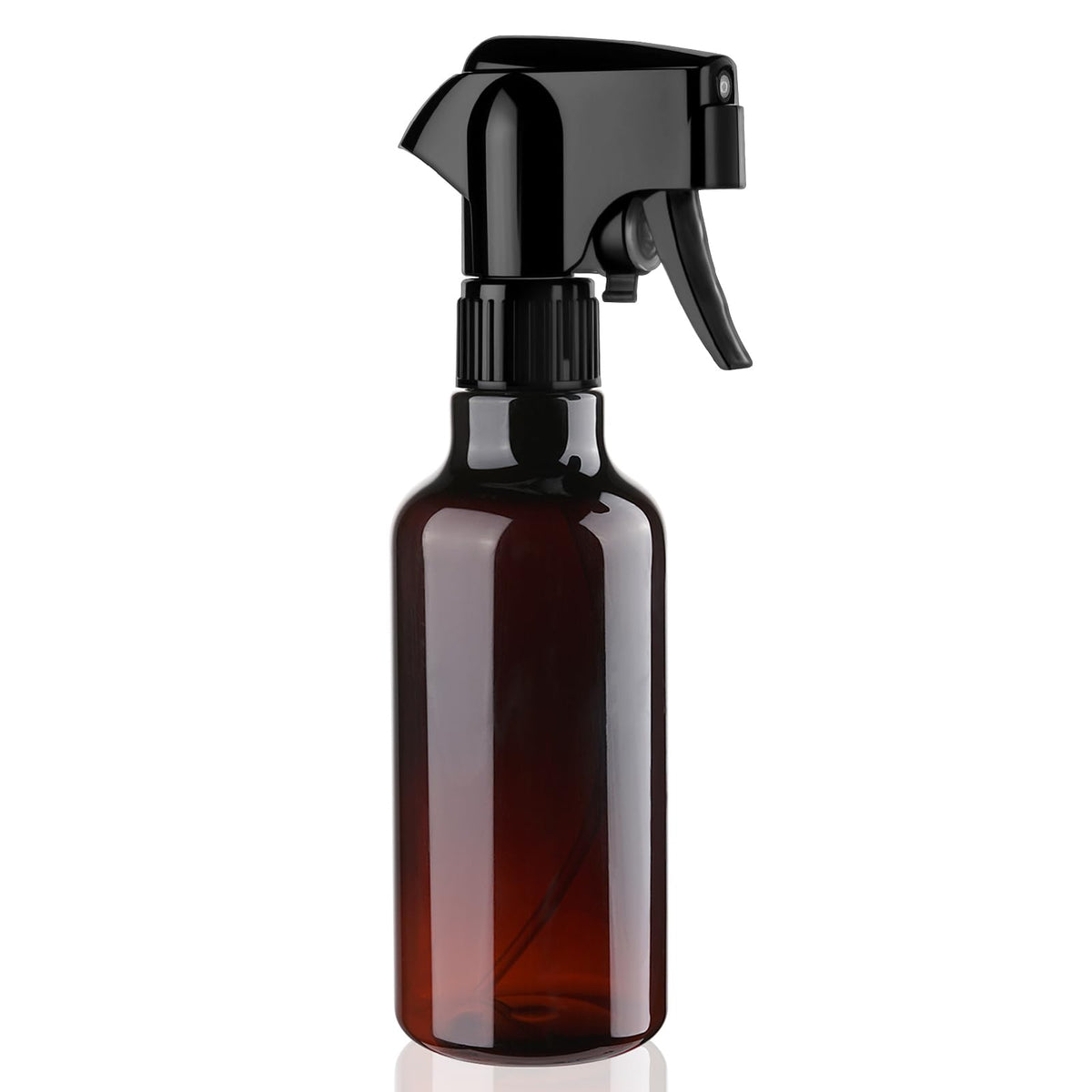 Hethyo botella atomizadora plástico 12oz, vista frontal, perfecta para rociar limpieza diaria.