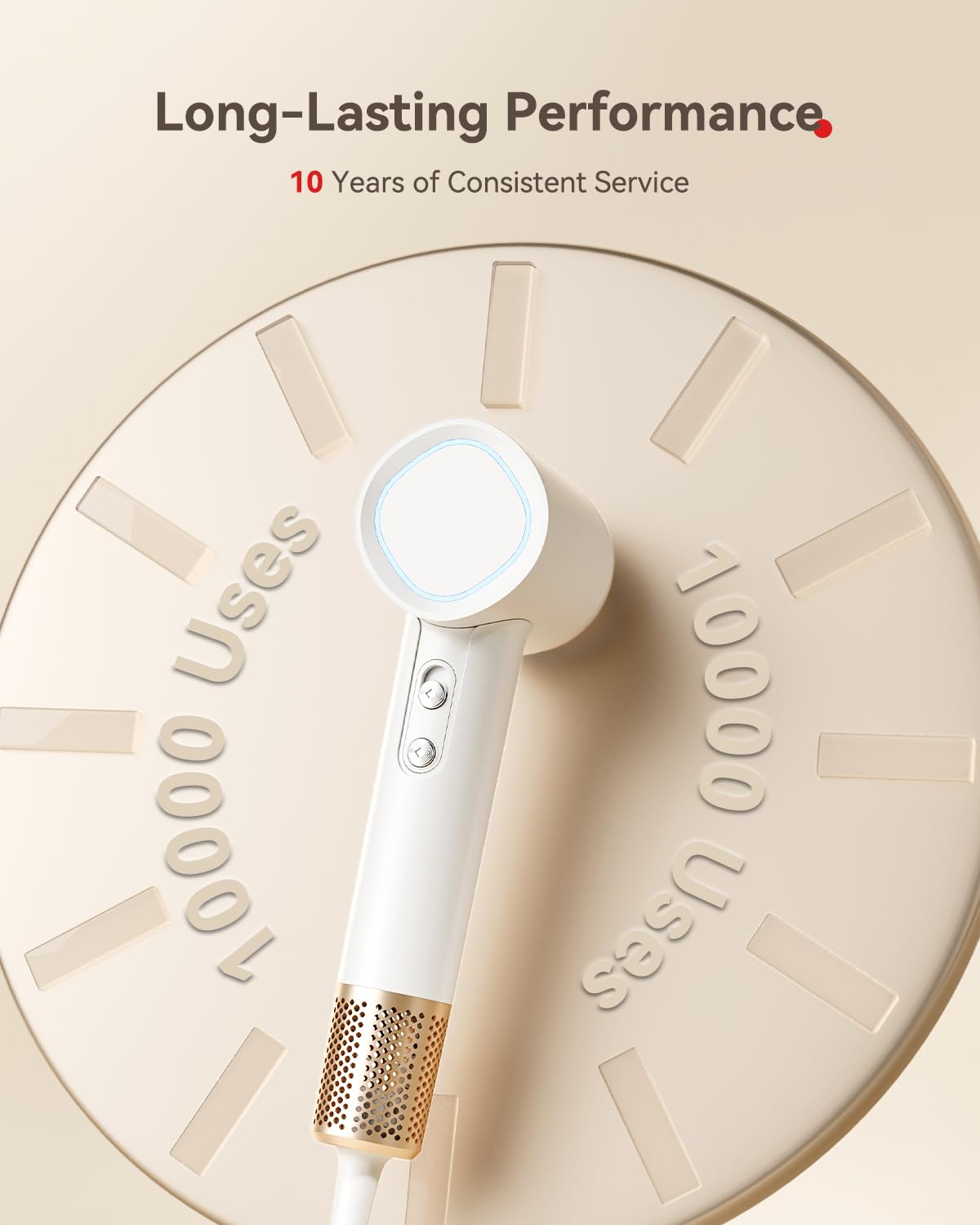 HEXTEK control de calor inteligente evita sobrecalentamiento del cabello.