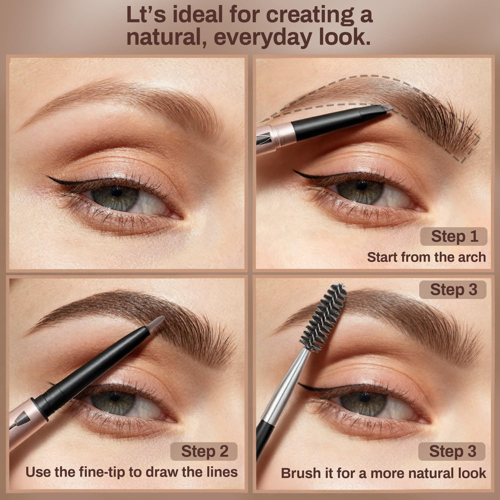 HeyBeauty fórmula resistente al sudor para cejas duraderas.