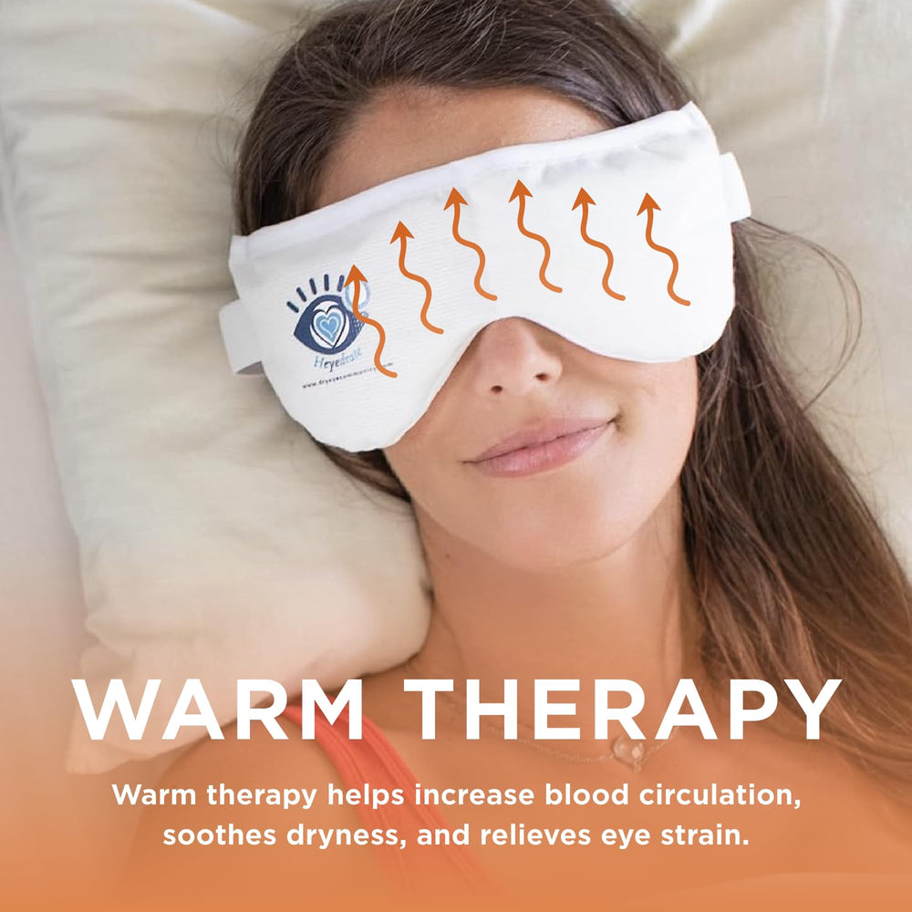 Heyedrate compresa ocular descanso termico para relajación.