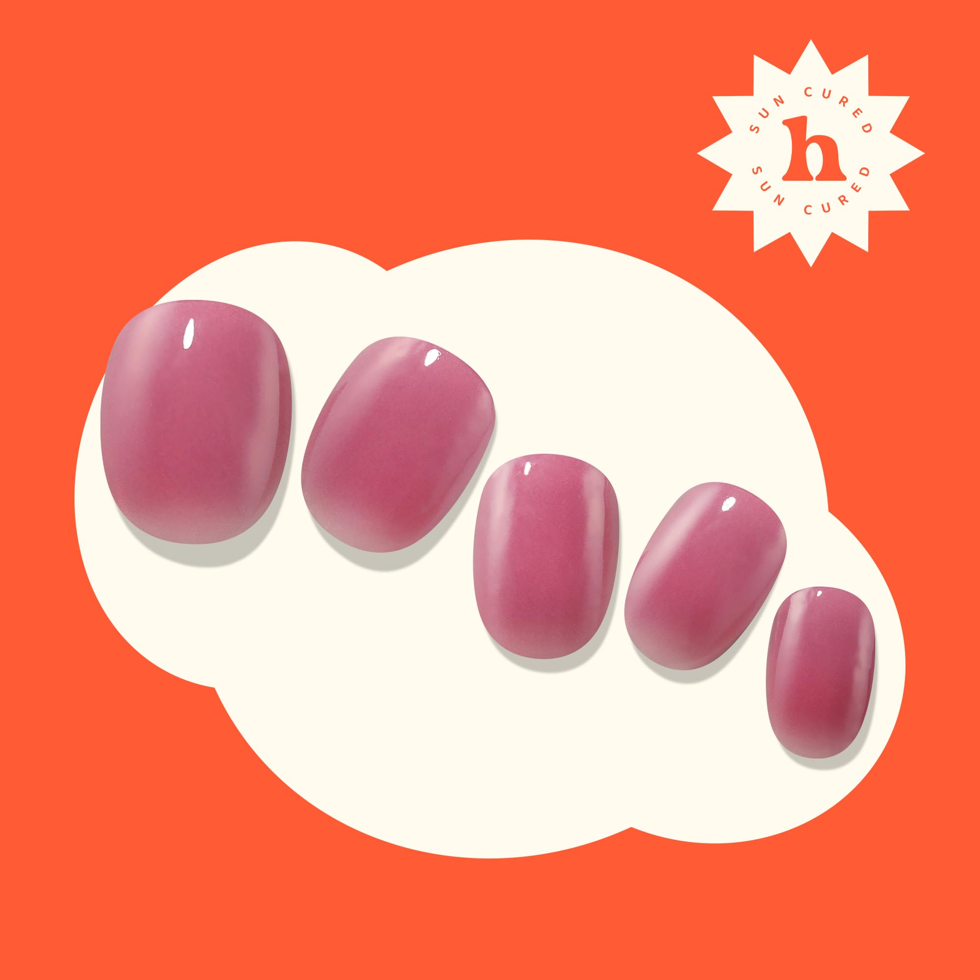 Heyhae tiras gel semicuradas se ajustan a todas las uñas.