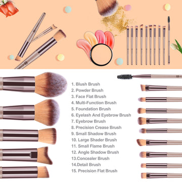 HEYMKGO Pincel de ojos para delinear y aplicar sombras con control.