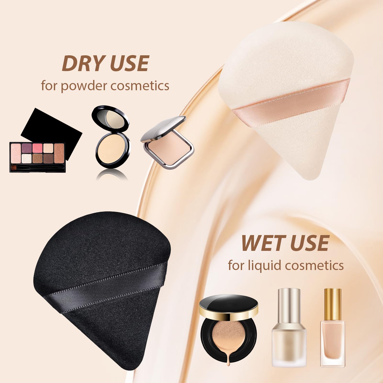 HEYMKGO pinceles para ojos de precisión para difuminar sombras con suavidad.