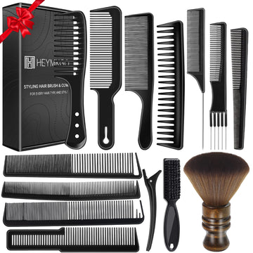 HEYMKGO set de peines barbero corte: precisión para cortes profesionales en casa.