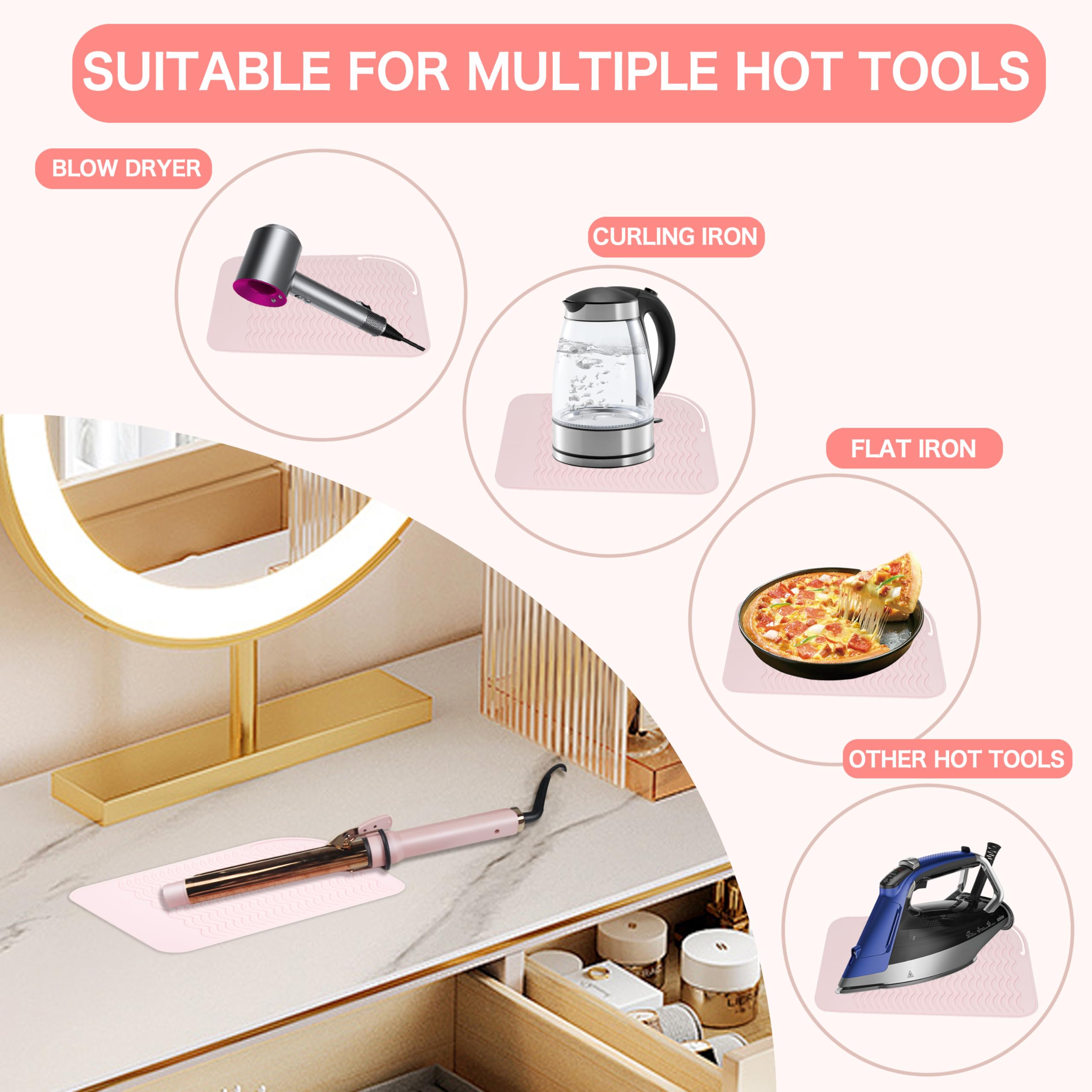 Heysam uso en cocina para proteger superficies del calor