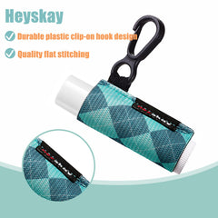 HEYSKAY funda balsamo labial patrón geométrico, estilo práctico.