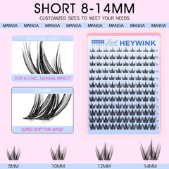 HEYWINK Manga Lash Clusters Bond y Sellador para fijar clústeres con duración