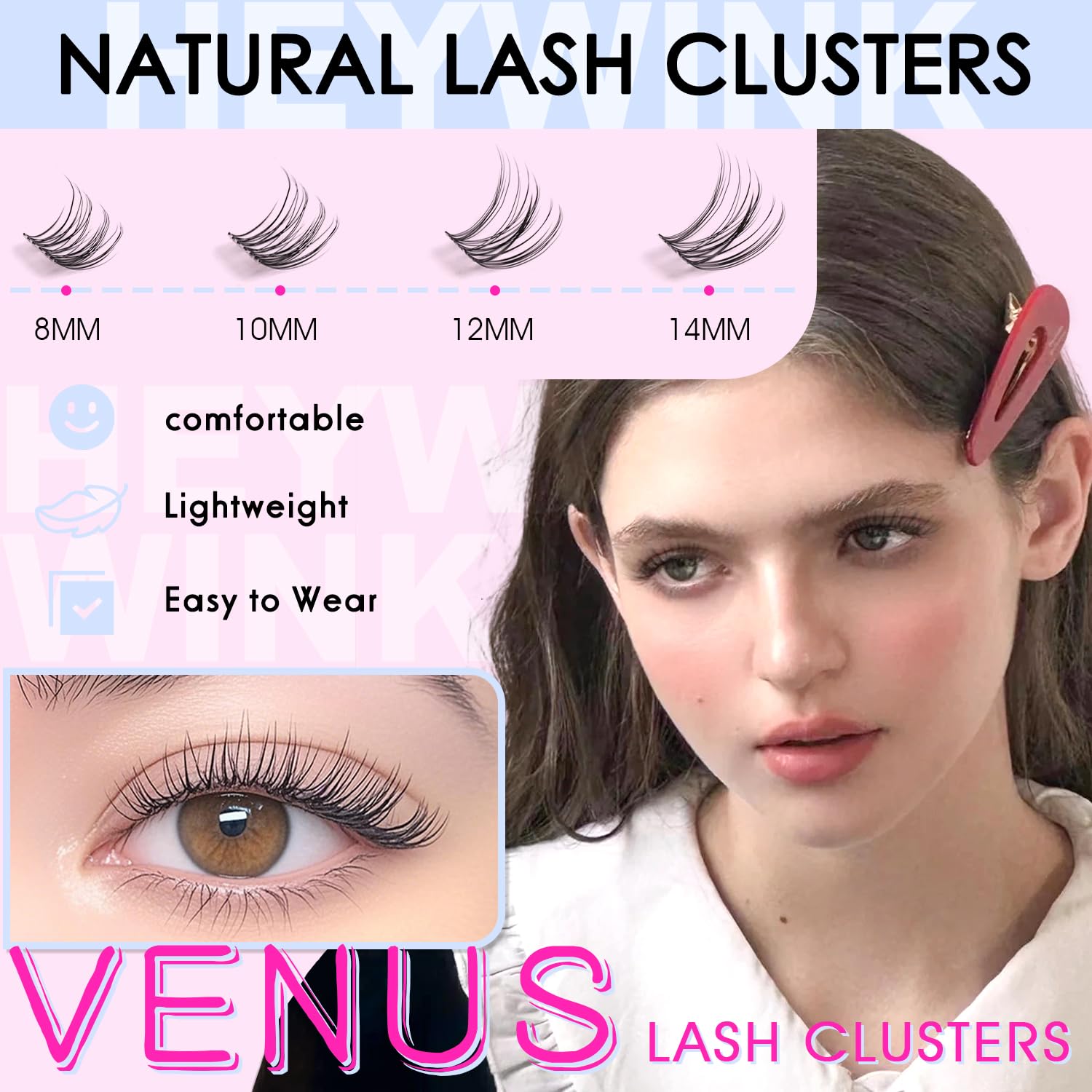 Heywink Venus Kit Corto: curvatura D ofrece ligero levantamiento.