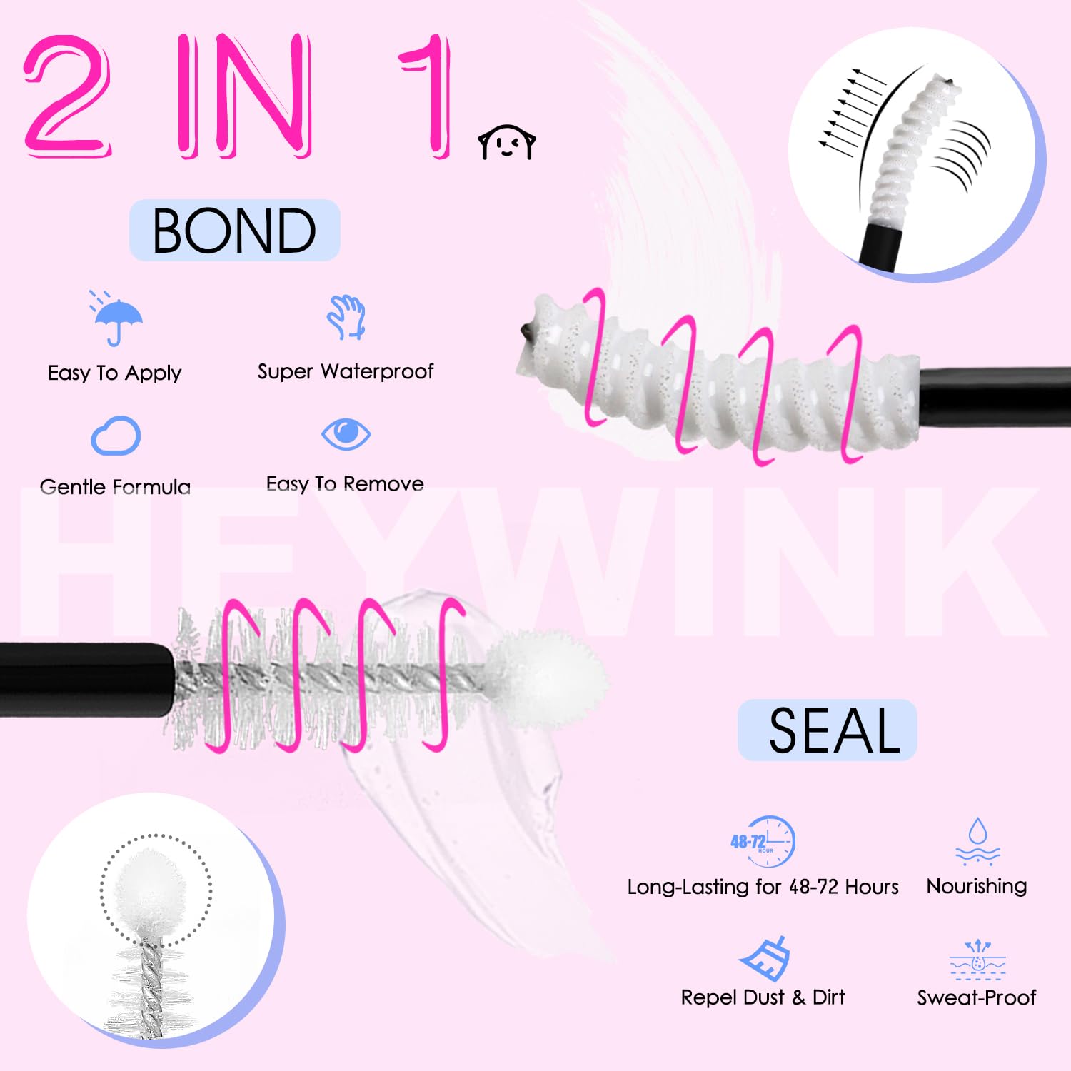 Heywink Venus Kit Corto: fijación duradera para uso diario.