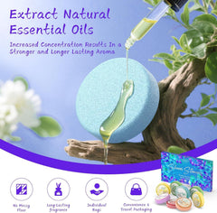 HFHO bombas ducha aromaterapia Menta, aroma refrescante para empezar el día.