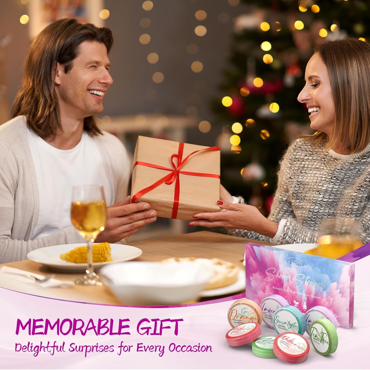 HFHO Shower Steamer Regalo Ideal: opción perfecta para sorprender a alguien especial.