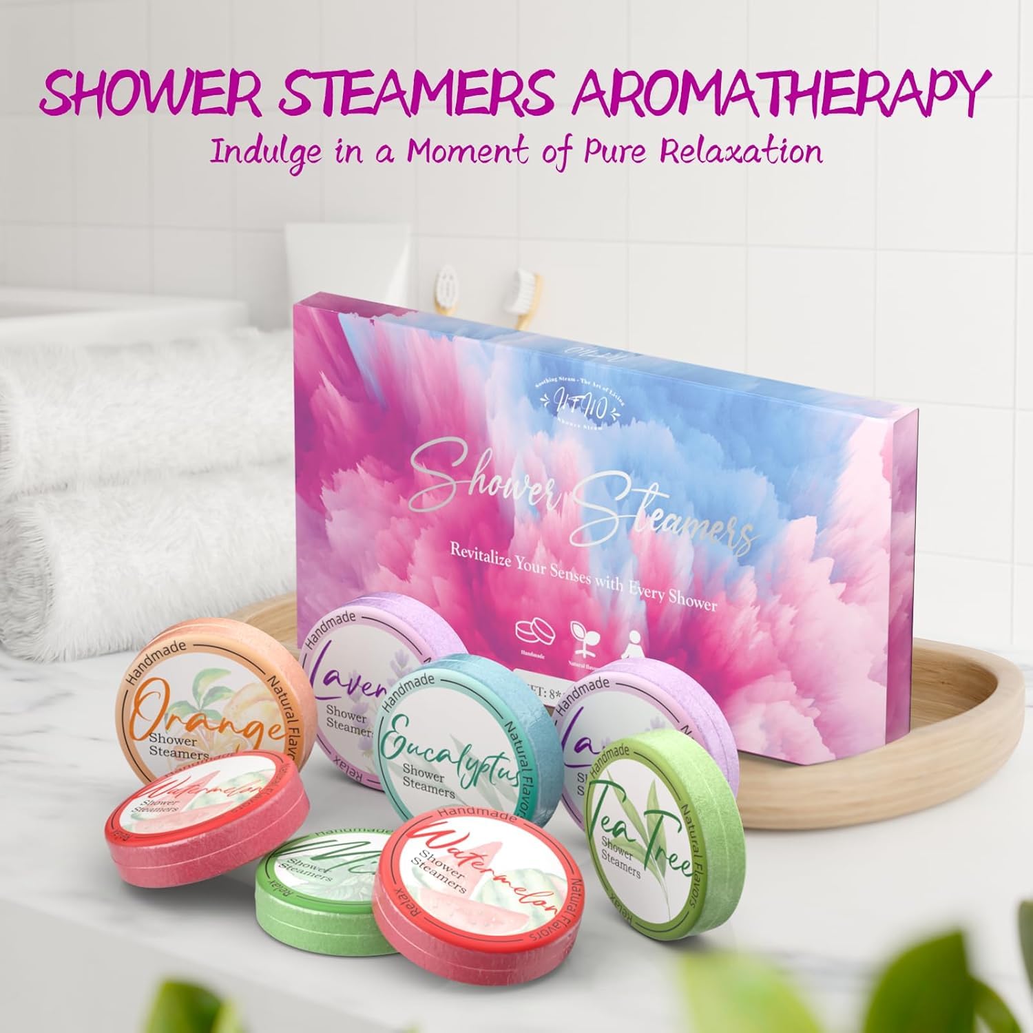 HFHO Shower Steamer Relajación: crea un ritual de ducha más tranquilo.