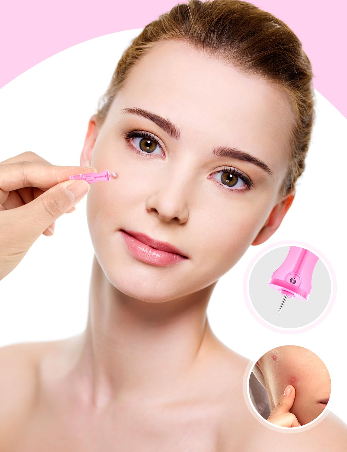 HFWTWPY lancetas esteriles de uso unico para procedimientos faciales.