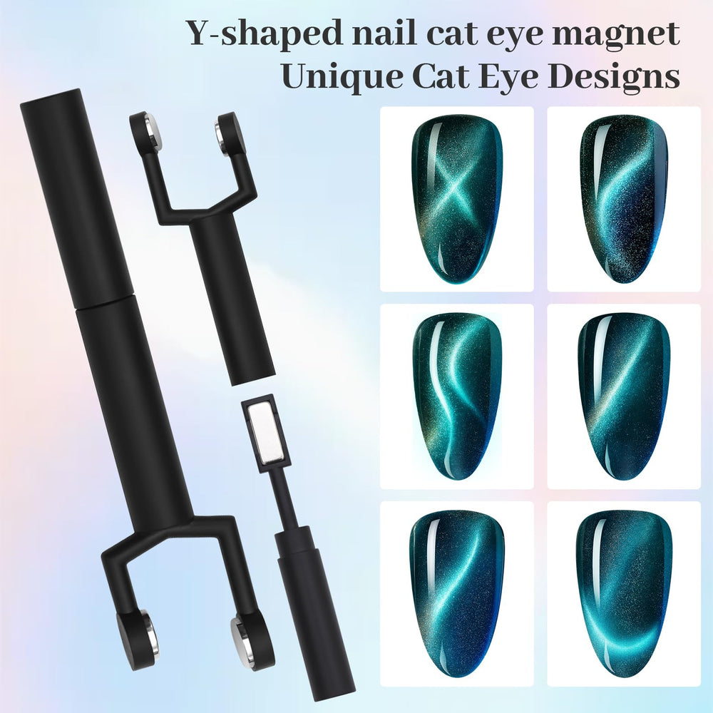 HGEKLIZV imanes uñas ojo-de-gato efecto salón en gel