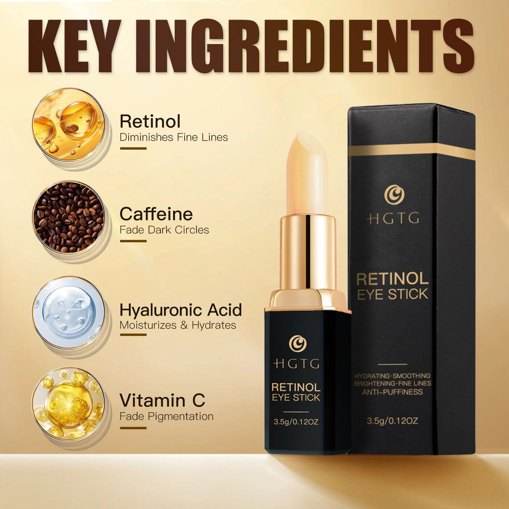 HGTG crema para ojos con retinol: textura ligera que hidrata sin grasa.