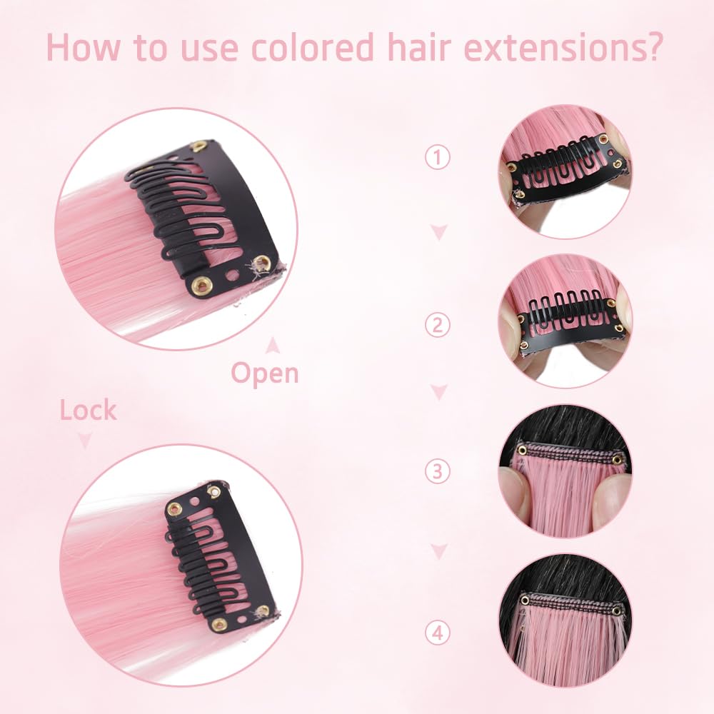Extensiones de 20 pulgadas HH FASHION para peinados largos.