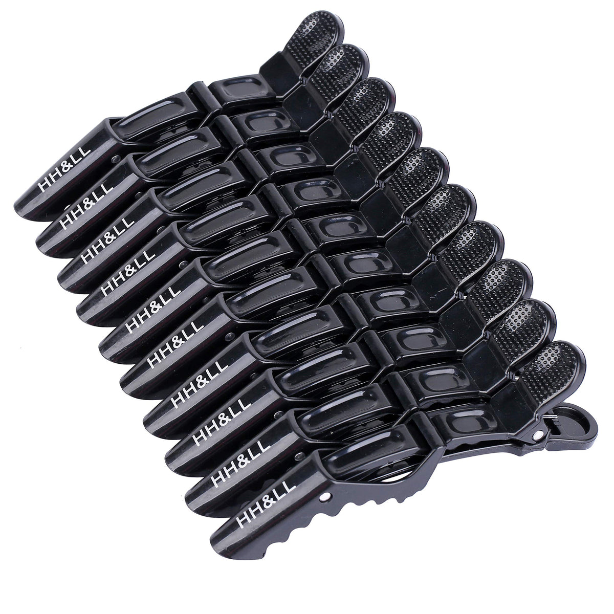 HH&LL clips de pelo dientes anchos con doble bisagra para un agarre estable