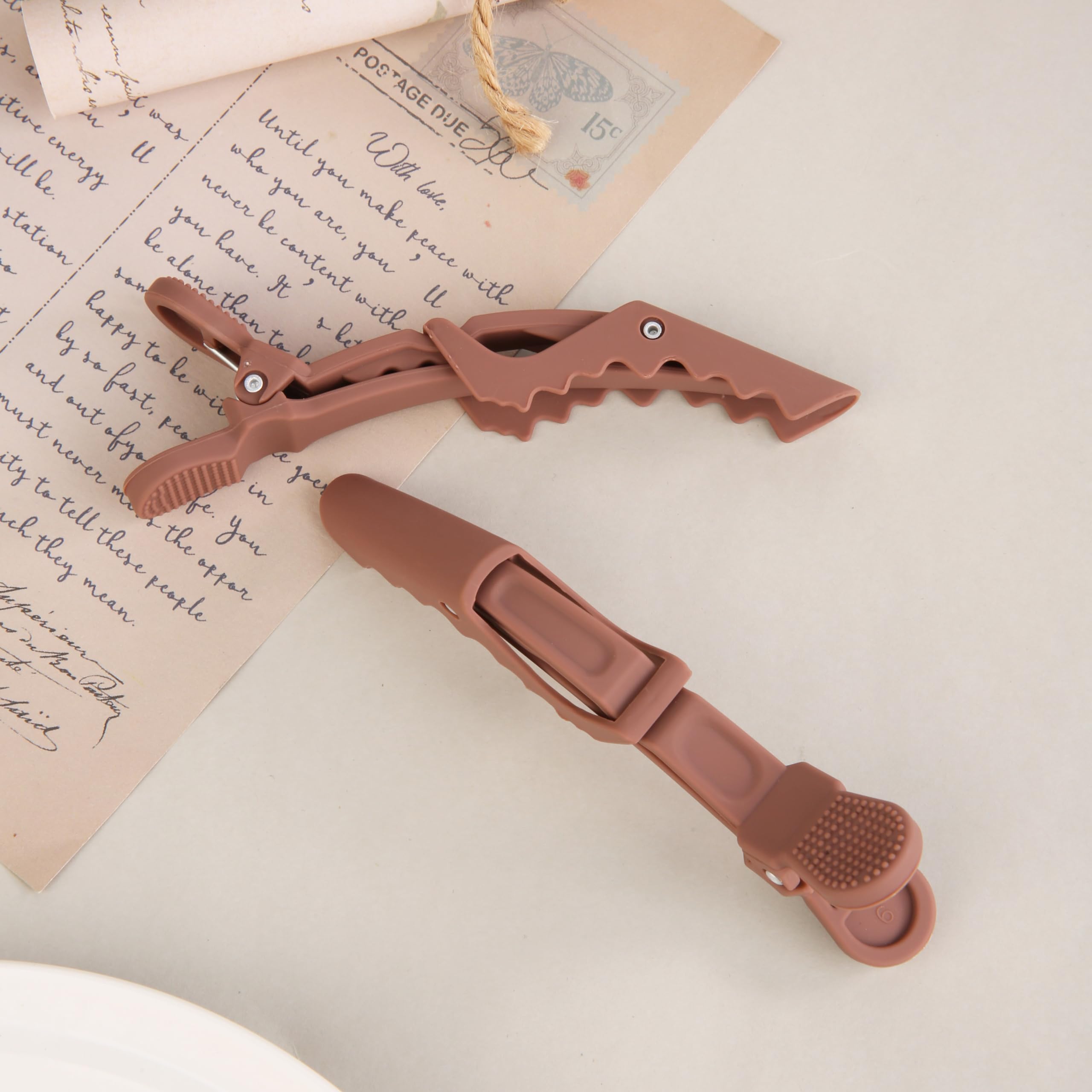 HH&LL clip cocodrilo para seccionar cabello con sujeción precisa.