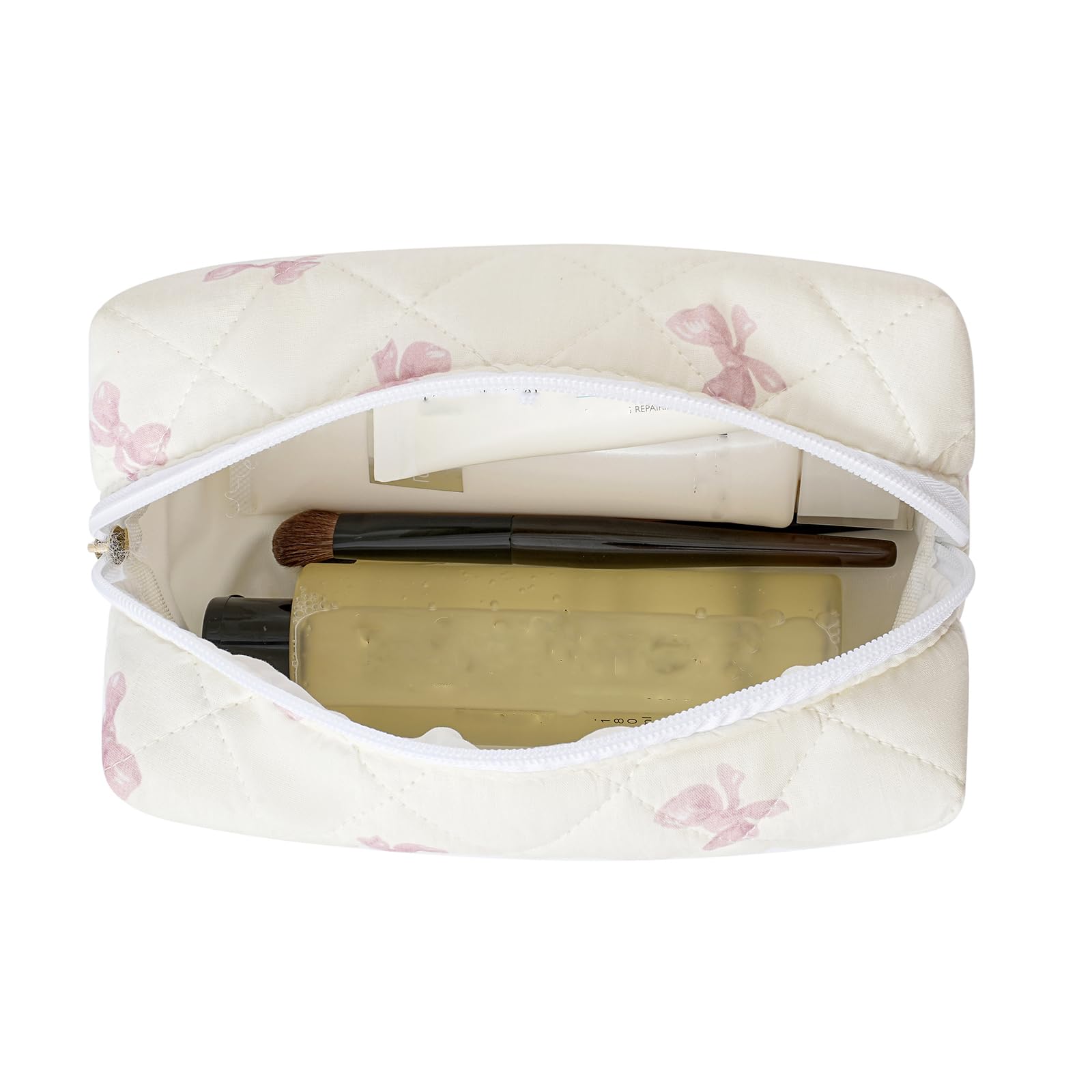 HHQQWZ bolso con diseño floral, añade estilo al organizar cosméticos