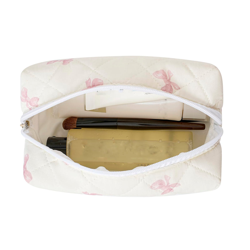 HHQQWZ bolso con diseño floral, añade estilo al organizar cosméticos