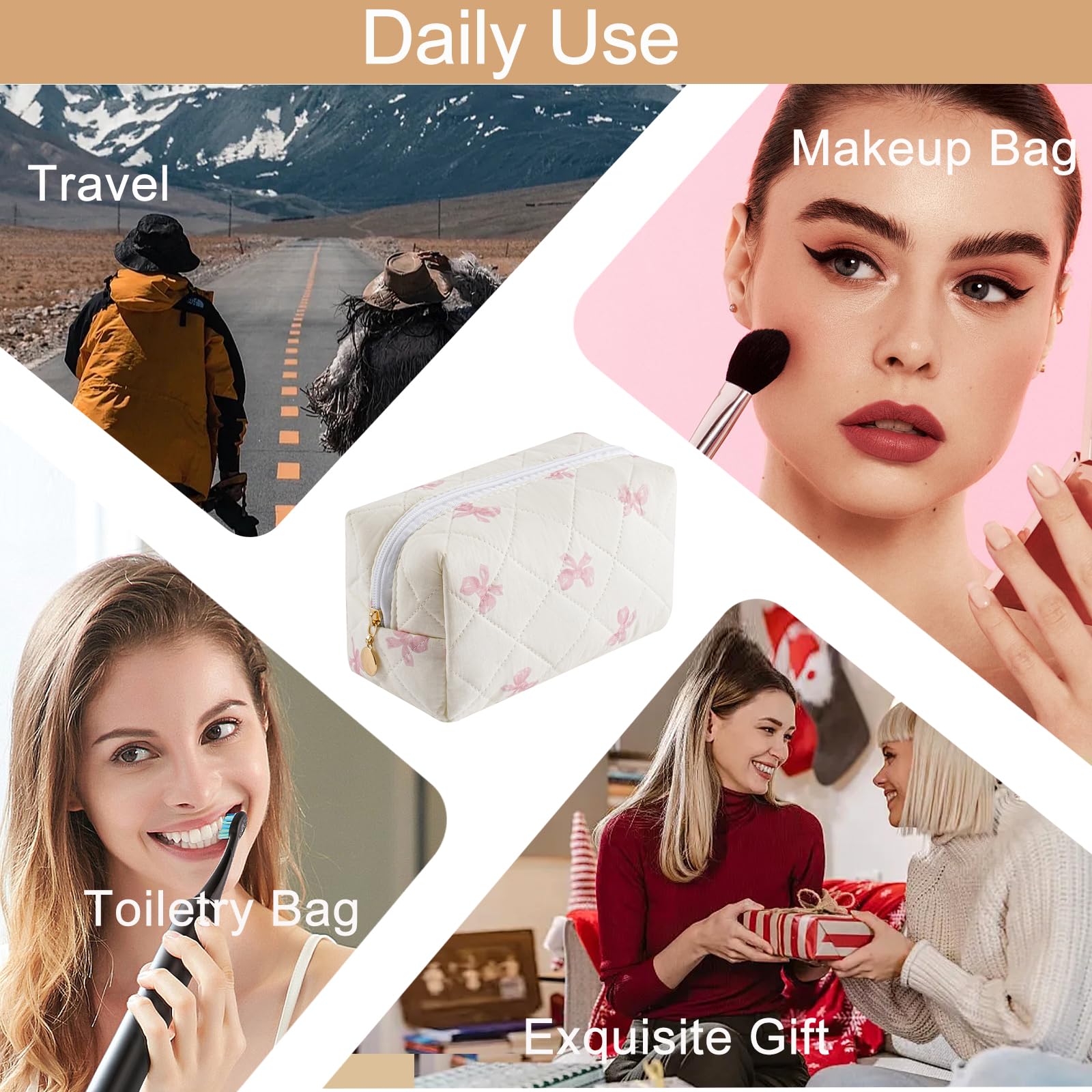 HHQQWZ uso en viaje compacto para transportar cosméticos
