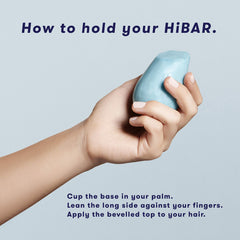 HiBAR Soothe champú sólido enfocado en cuero cabelludo seco para alivio diario.
