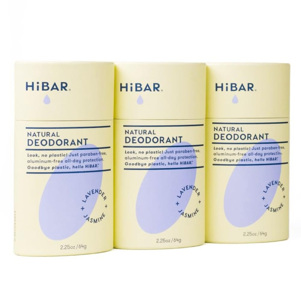 HiBAR desodorante sin plástico, envase reciclable para uso diario.