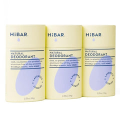 HiBAR desodorante sin plástico, envase reciclable para uso diario.